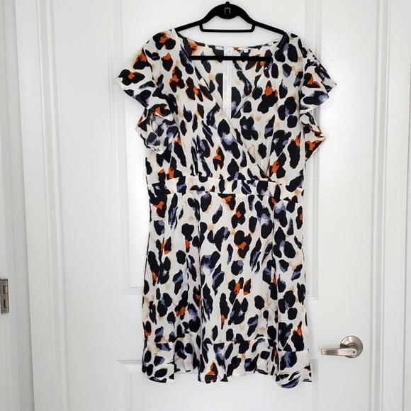 Printed mini dress - Picture 1 of 5